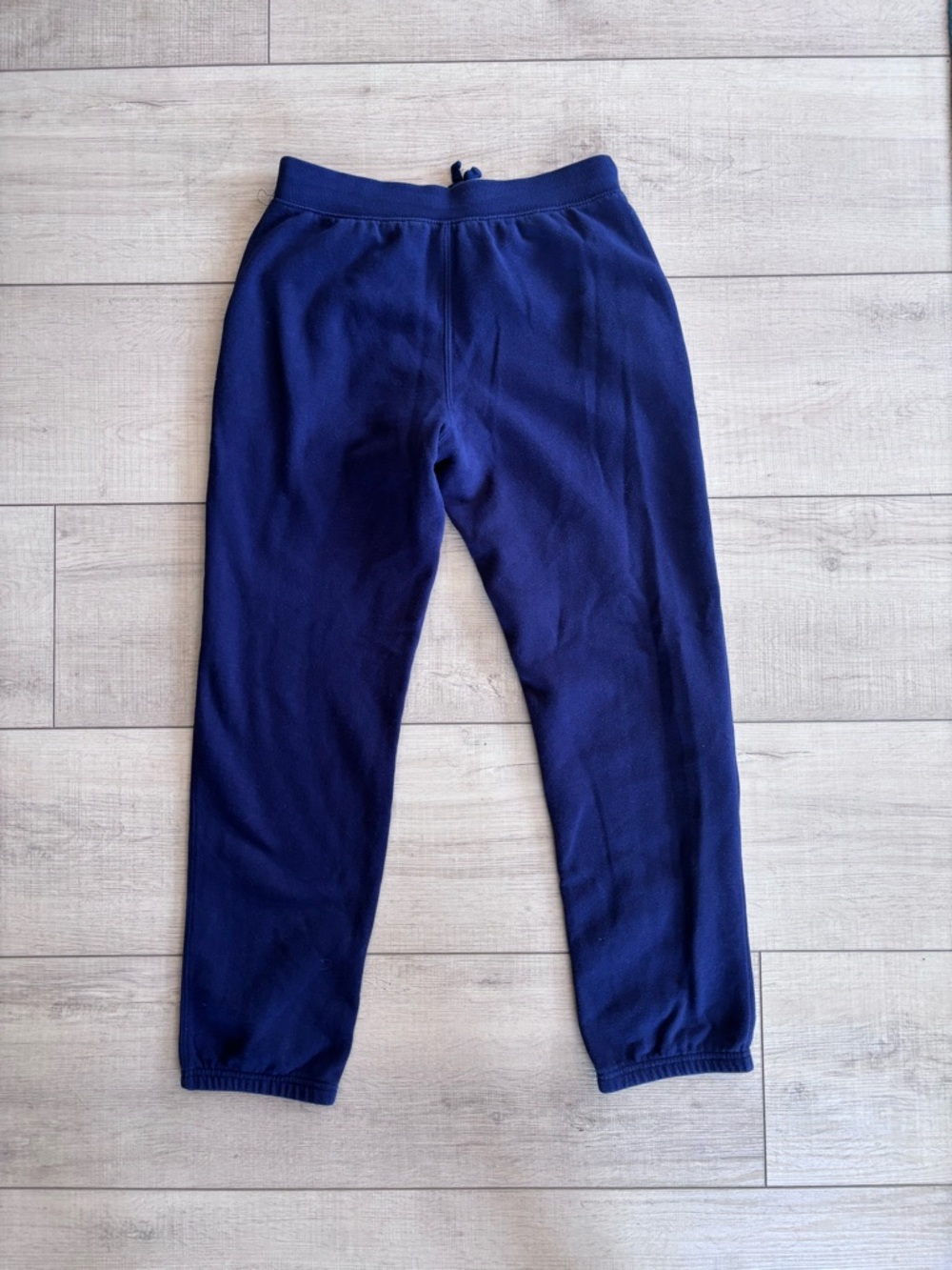 Polo by Ralph Lauren Navy Fleece Jogger Sweatpants Multicolor Logo L (14-16) - Picture 3 of 4